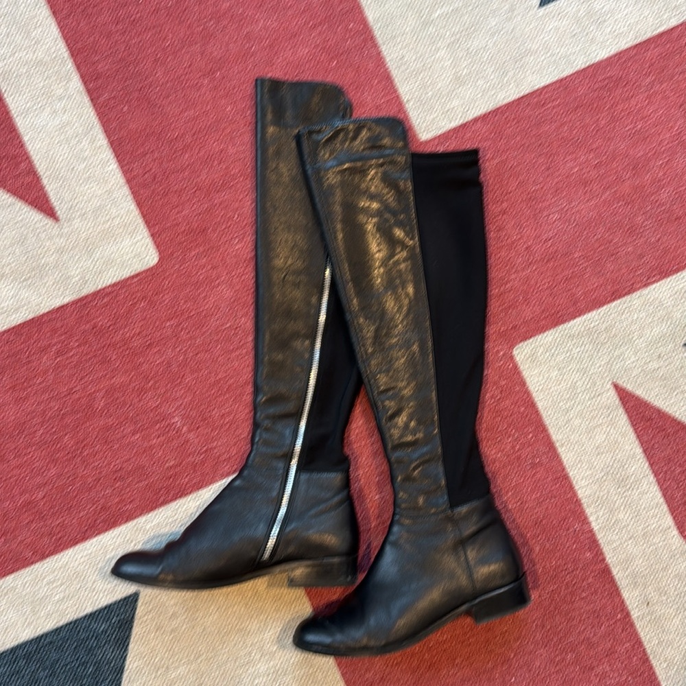 Over The Knee leather boot